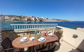 Blue Harbour Seafront Penthouse With Large Terrace With Panoramic Sea Views - By Getawaysmalta